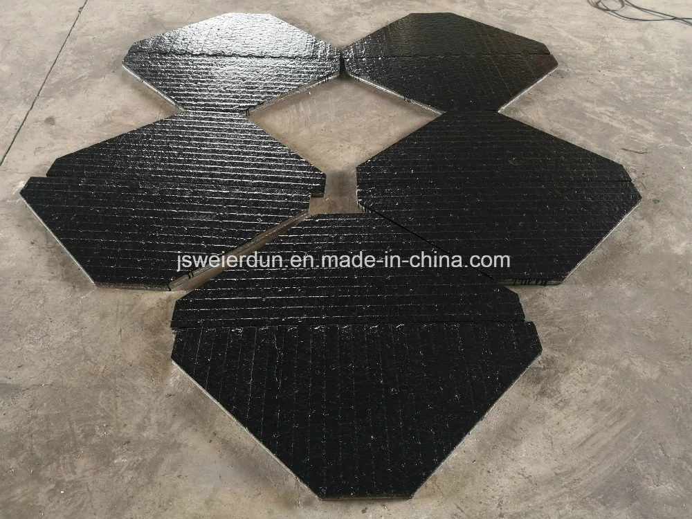 Hardness Chromium Carbide Overlay Wear Machine Part for Chute Liners