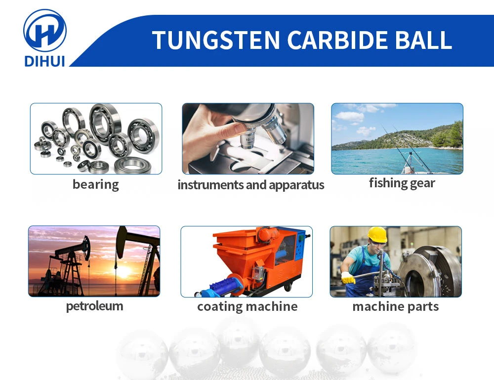 Stock Yn6 Yn9 Yn12 Tungsten Carbide Valve Ball Customization Carbide Ball