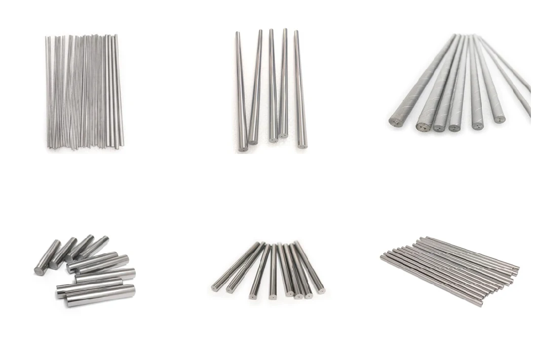Grounded H5 H6 Cut-to-Length Solid Tungsten Carbide Rods for Endmills, Drills for Wood Working, Machining Metals