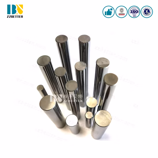 H6 Polished Solid Carbide Rods, Tungsten Cemented Carbide Rod for Endmills
